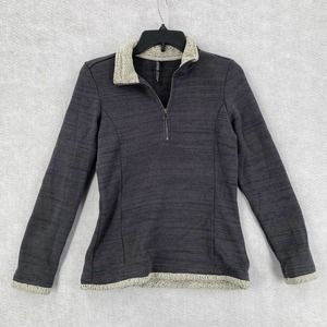 Women's Gray and Cream Sweater